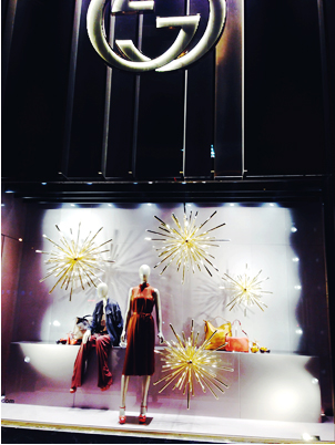 Gucci window display